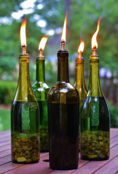 Tiki Torch Bottle